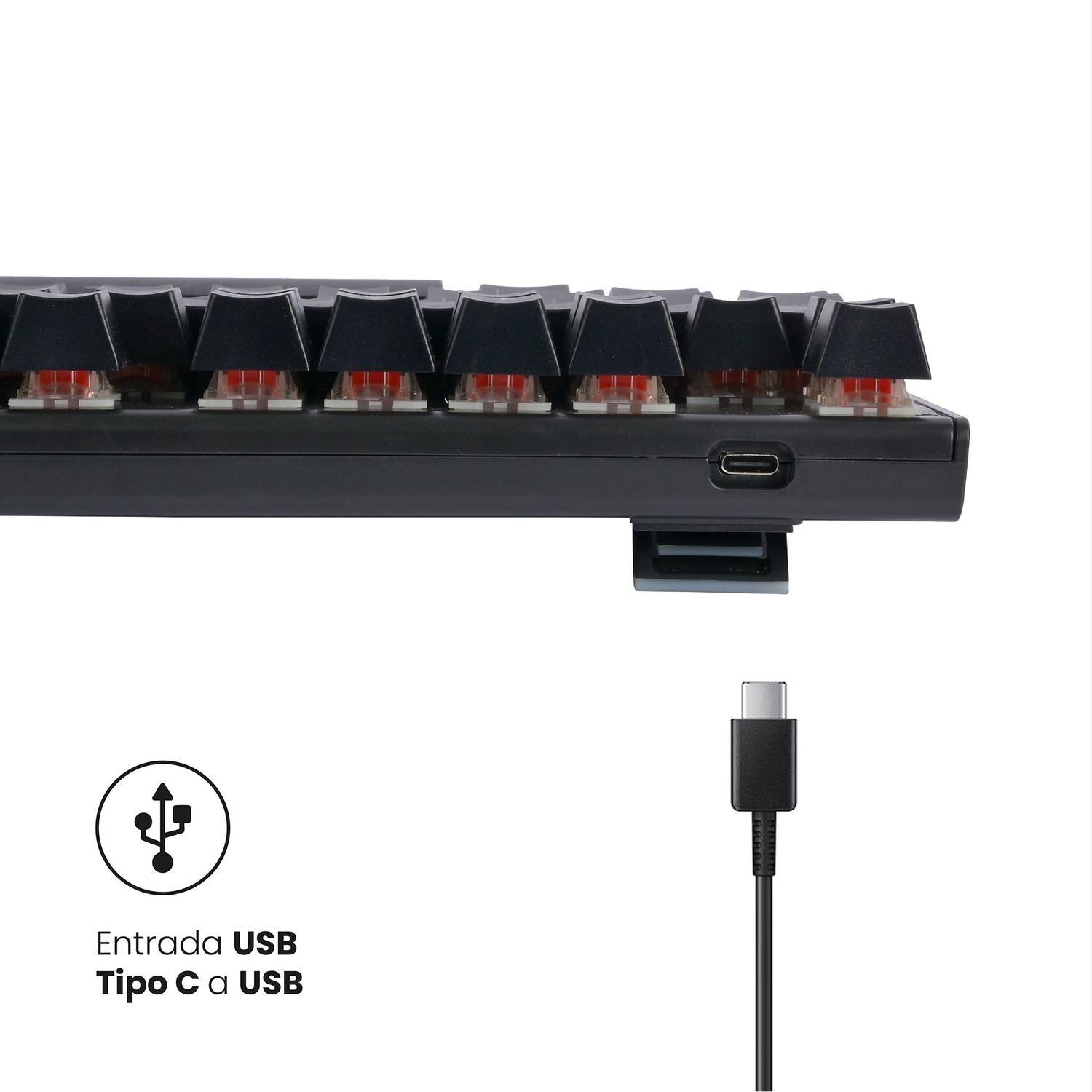Teclado Gamer NovaBlade Red Switch Mecánico Levo-7