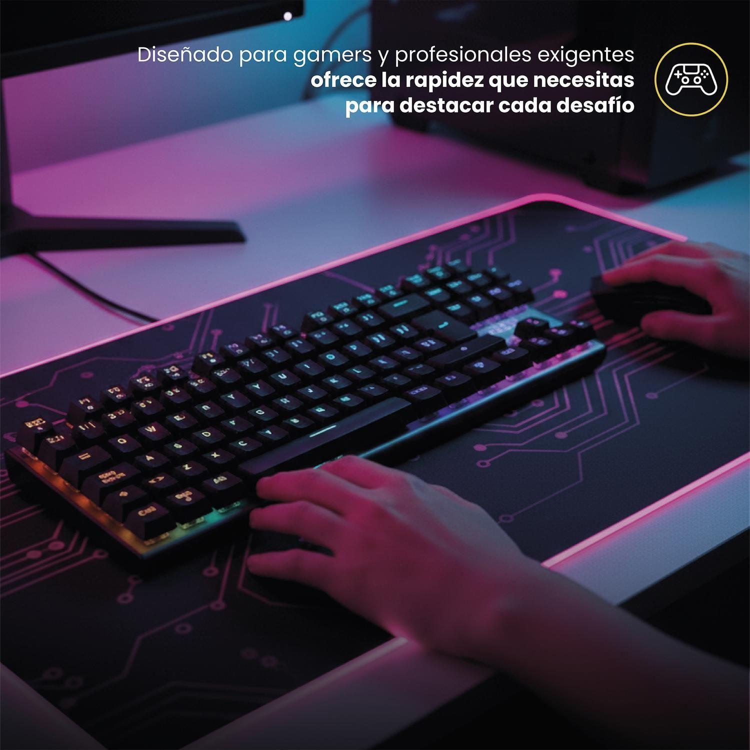 Teclado Gamer NovaBlade Red Switch Mecánico Español RGB Levo-1
