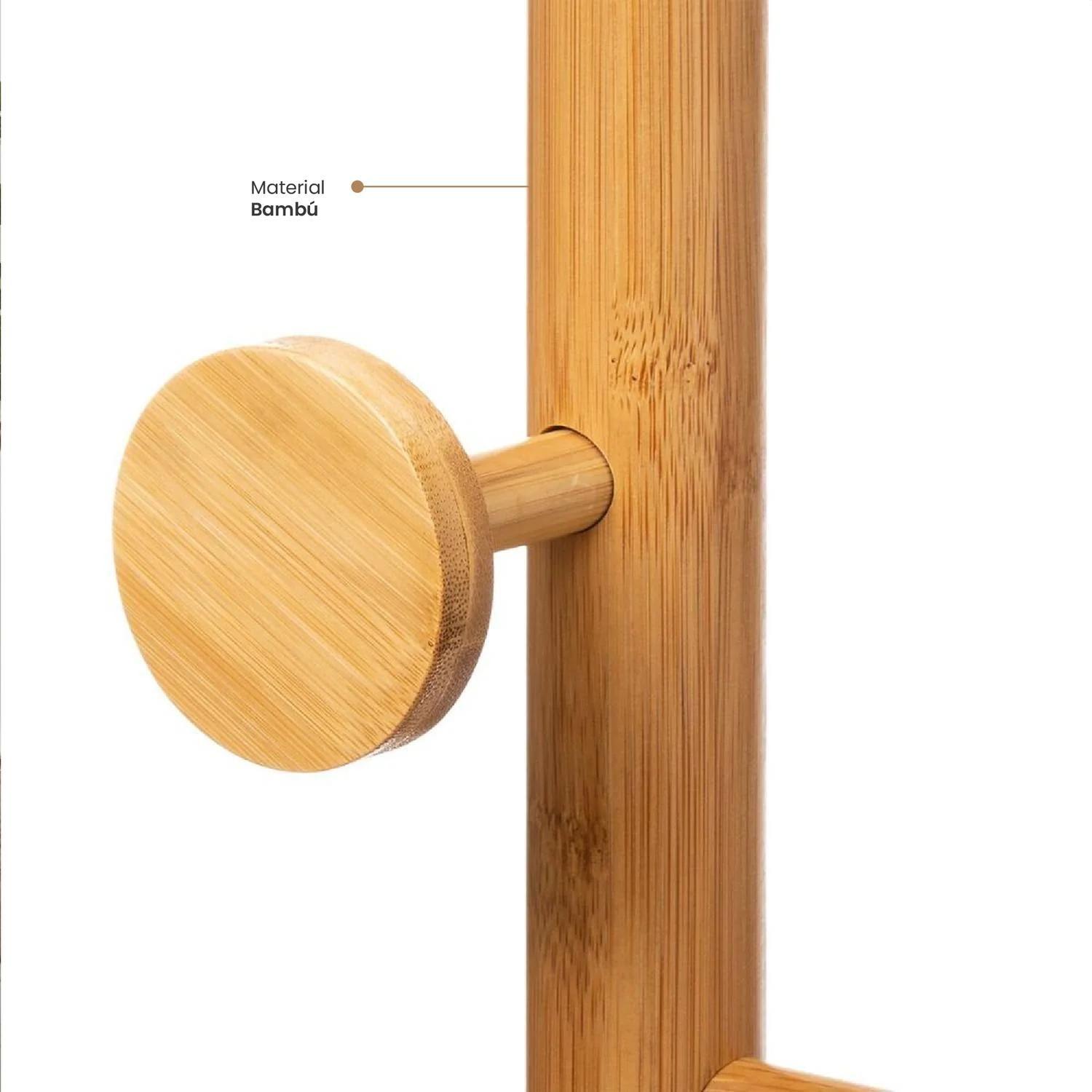 Perchero Bambú 8 Ganchos 175 cm Atmosphera-2