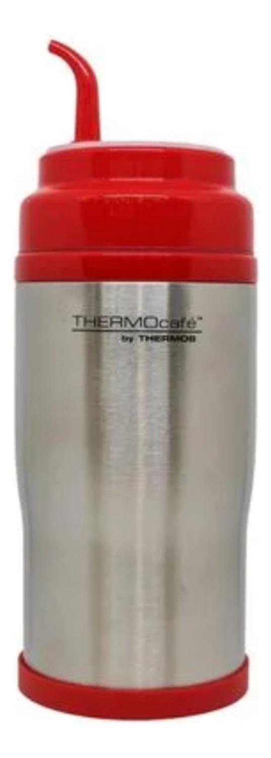 Termo Mug Café/Mate Rojo 400ml Thermos-0