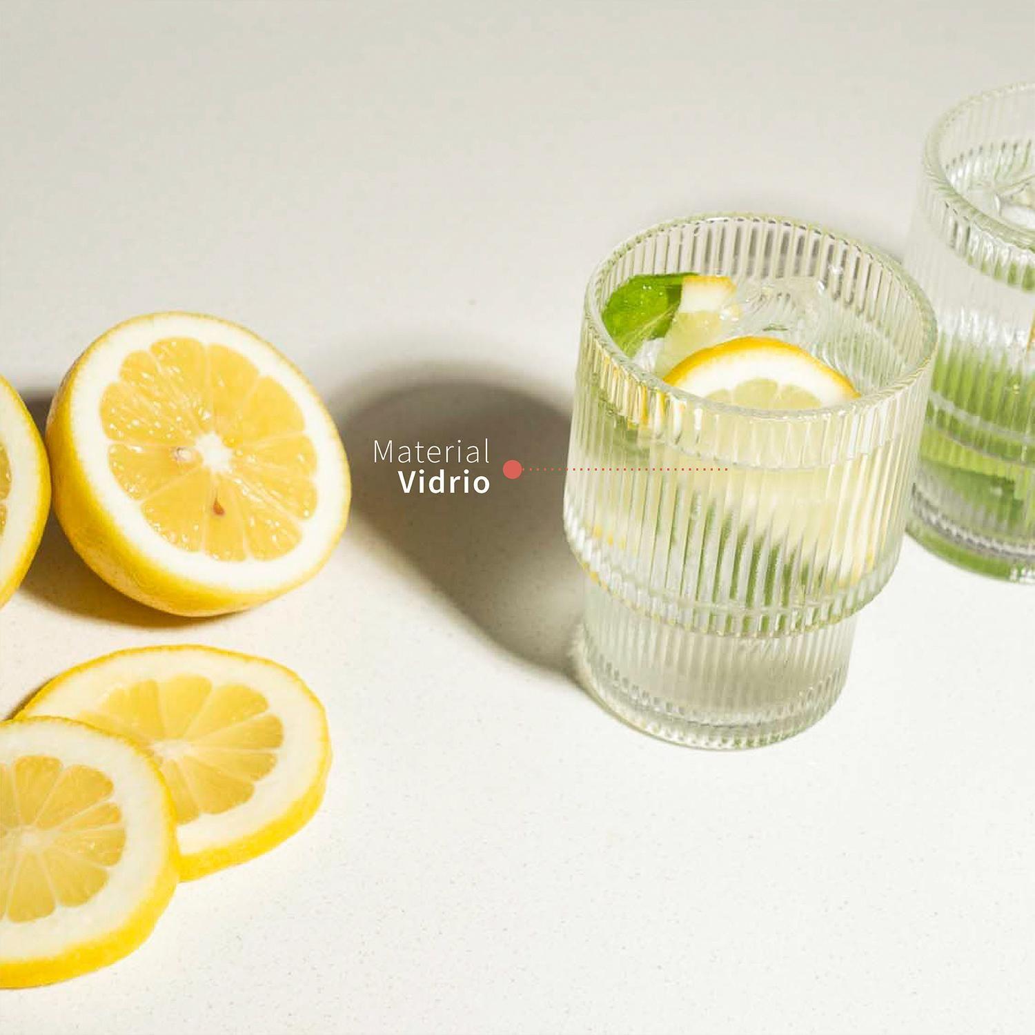 Set 6 Vasos Corto Vintage Charlotte 200ml Simplit-3