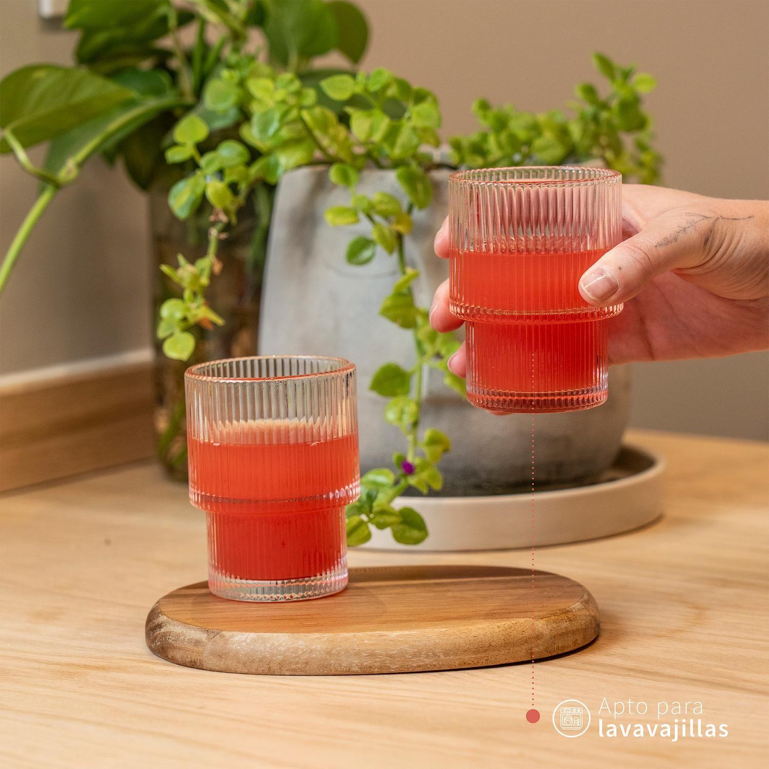 Set 6 Vasos Corto Vintage Charlotte 200ml Simplit-4