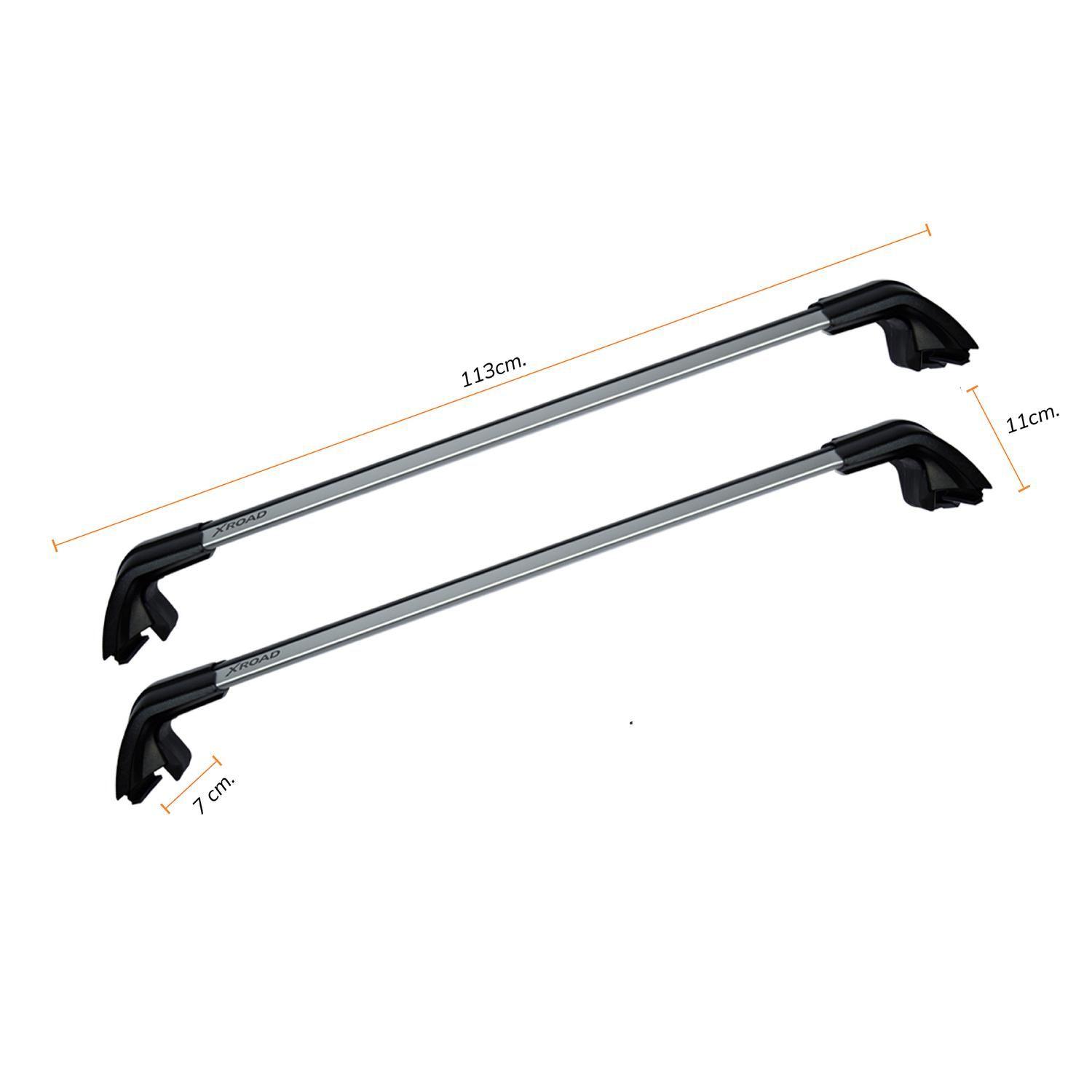 Barras Portaequipaje de Aluminio para Techo Xroad-3