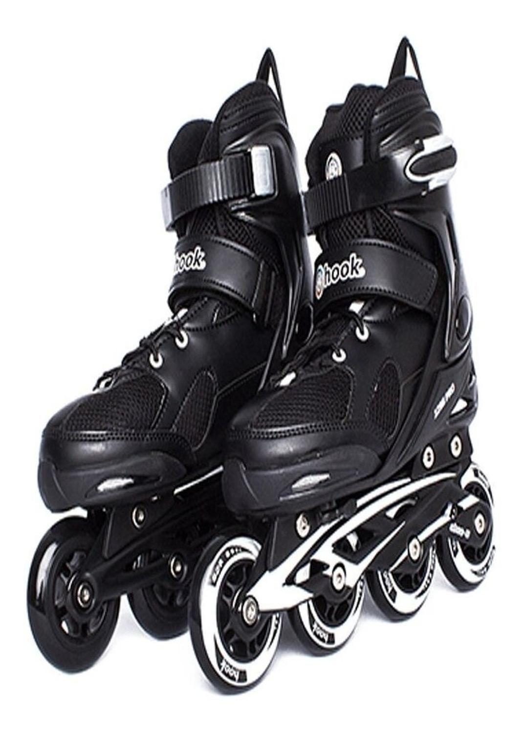 Patin Roller Inline Fitness Pro Adulto Negro Talla S Hook-3