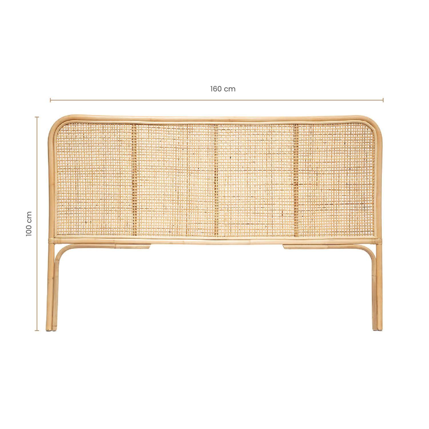 Respaldo de Cama Ratán Ronnie 2 Plazas 160x100 cm Atmosphera-5