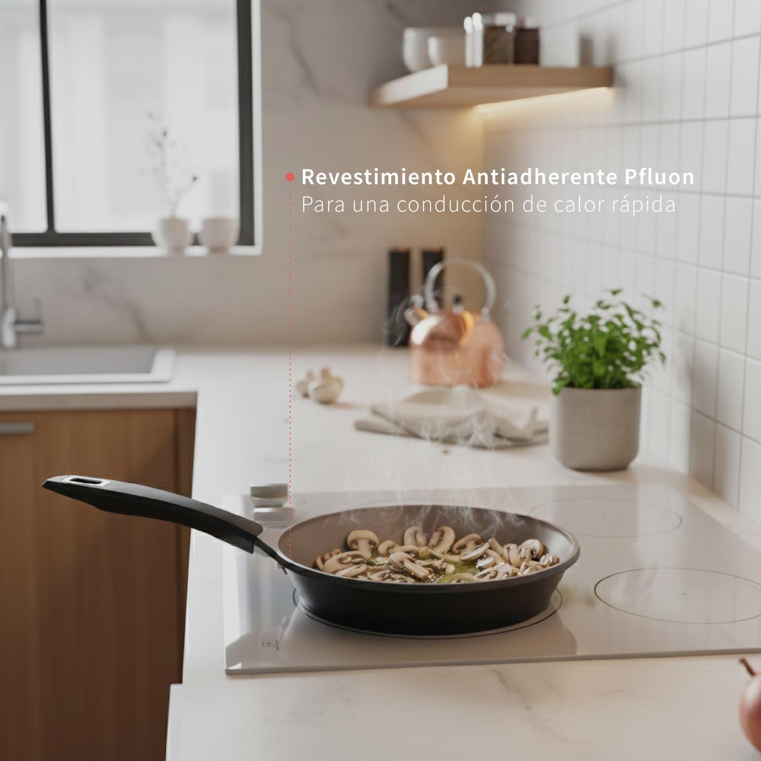 Batería de Cocina Antiadherente Classic 8 Piezas Simplit-3