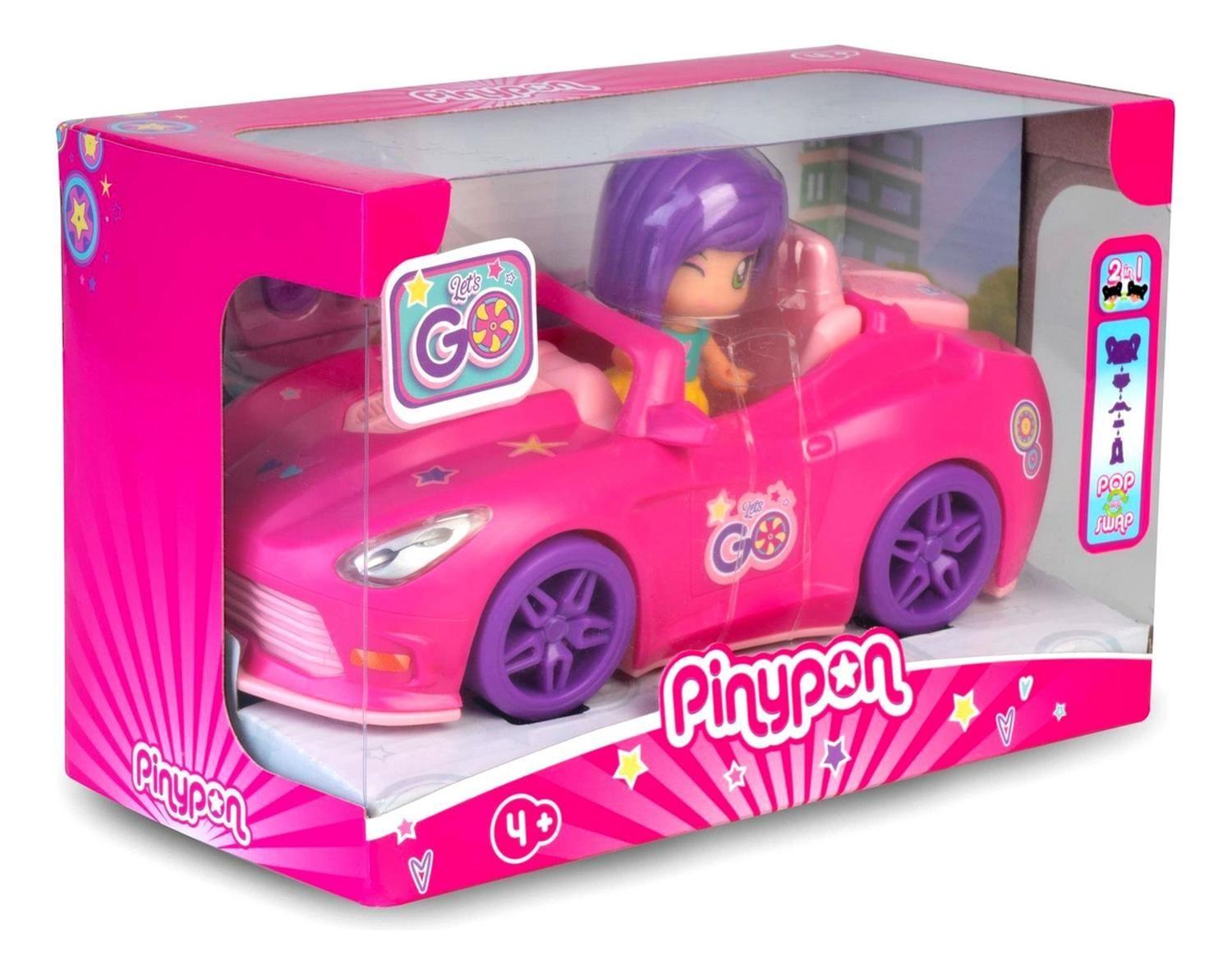 Muñeca De 8 cm con Vehiculo Vamos De Pinypon-2