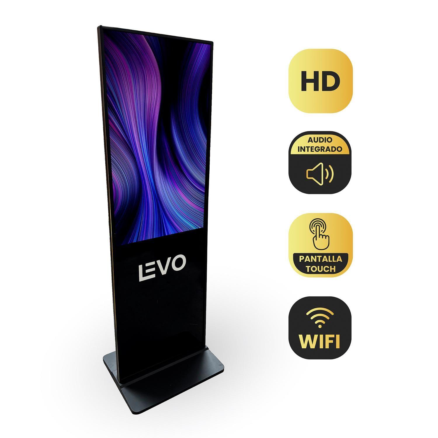Pantalla Totem Publicitario 43" Touch Android Wifi Usb Levo-1