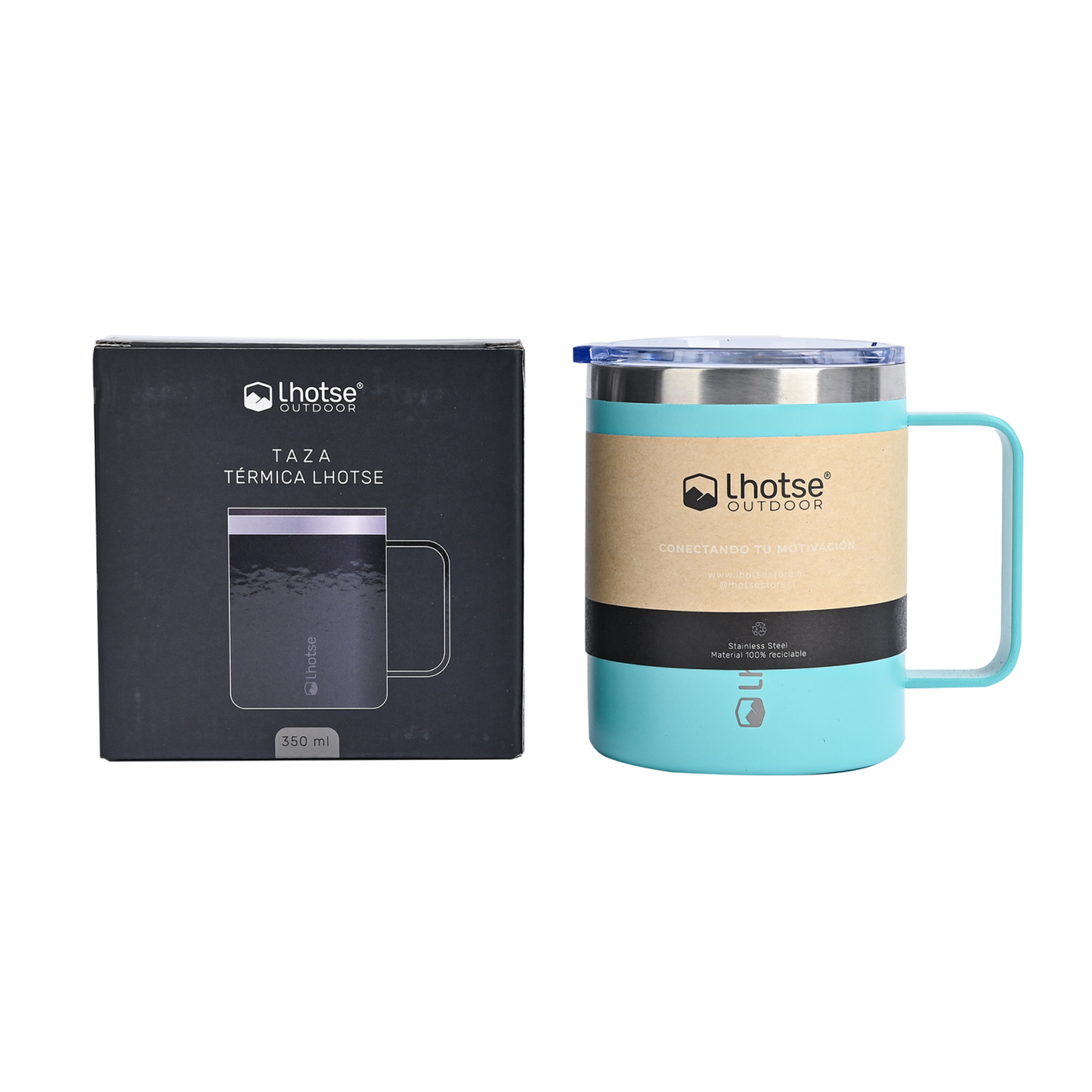 Taza Térmica Insulada Camping 350ml-4