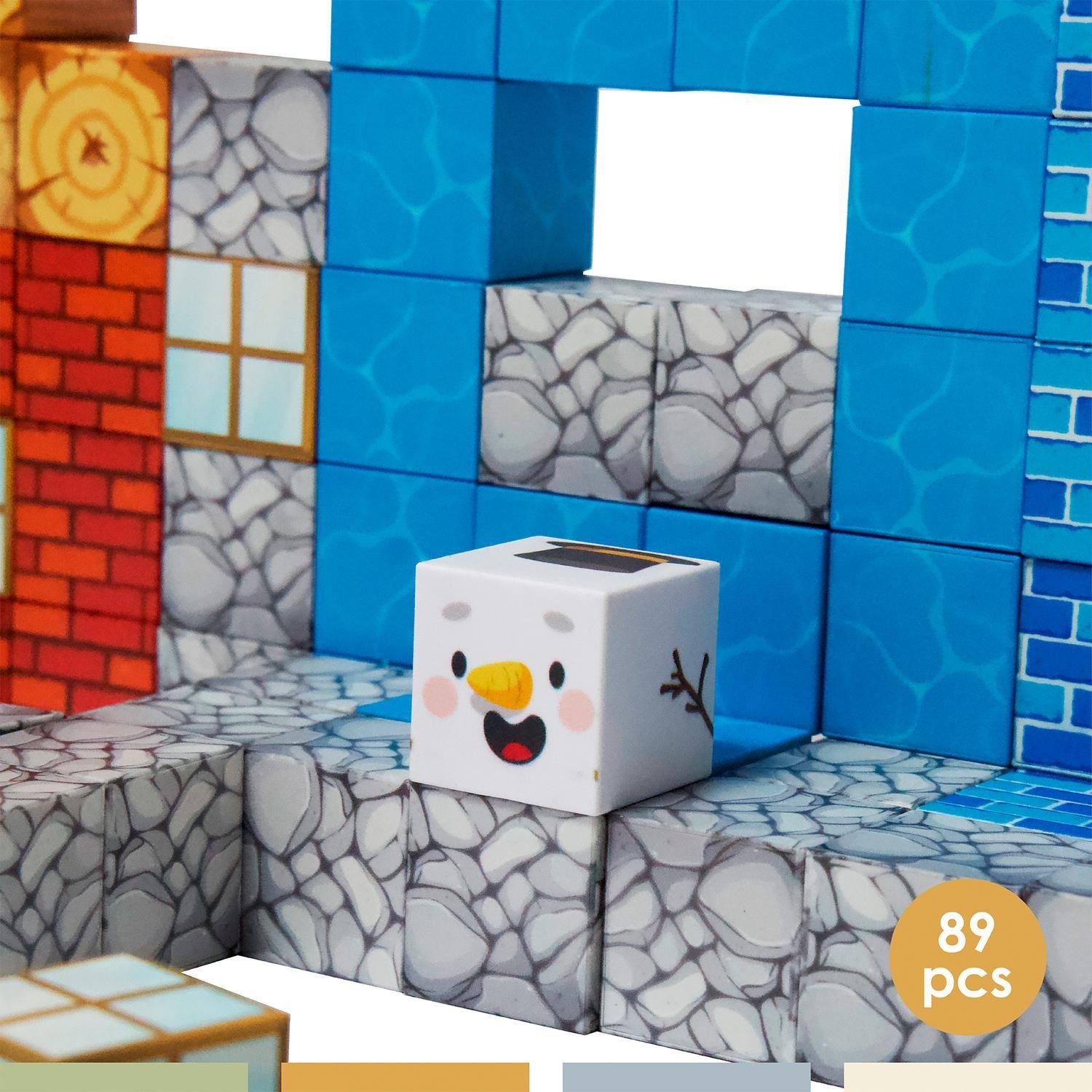 Juego Bloques Magnéticos 89pcs MineBlocks Aventura Bandú-3