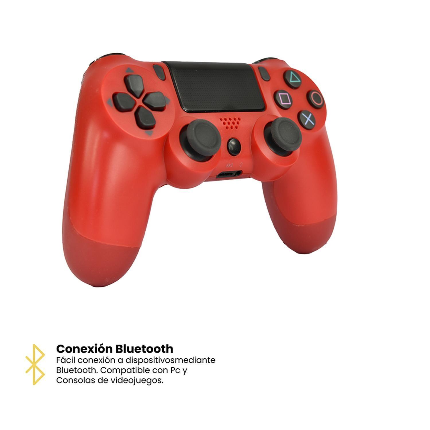 Control Joystick Inalámbrico doble Shock P4 Rojo LEVO-2
