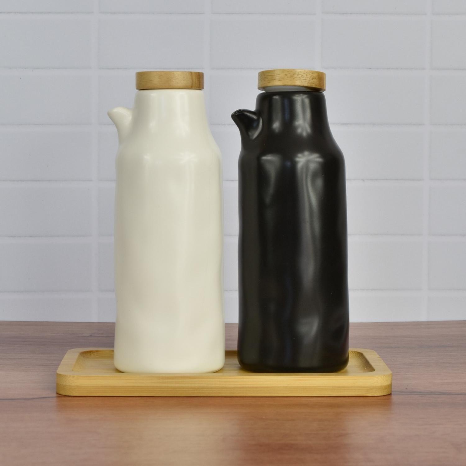 Set Alcuza Cerámica 2 Piezas Redonda 500 ml Simplit-6