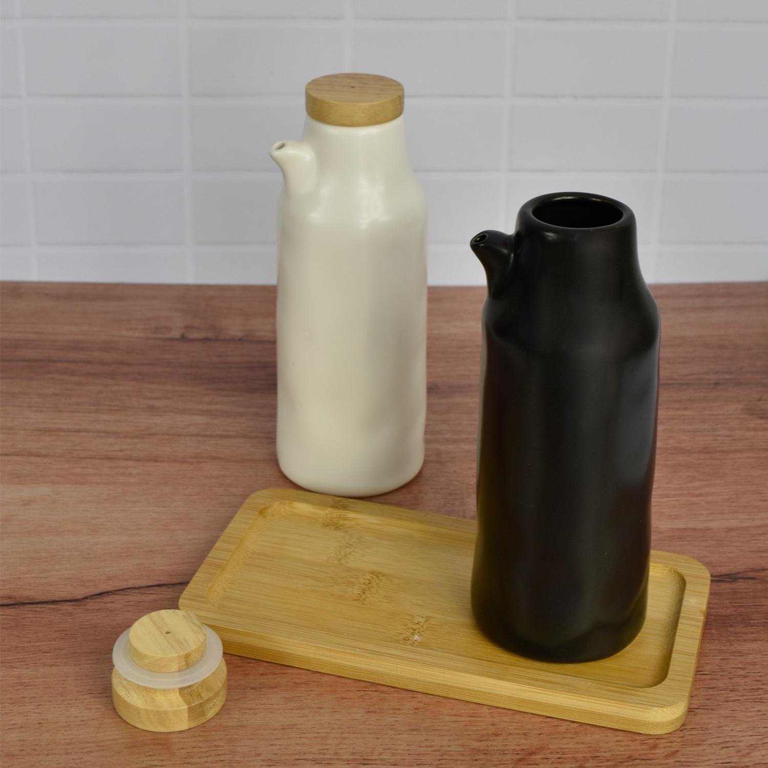 Set Alcuza Cerámica 2 Piezas Redonda 500 ml Simplit-7