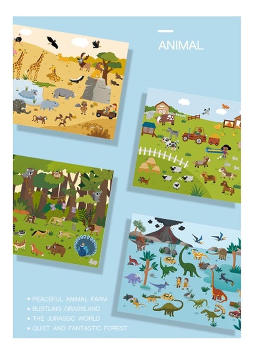 Set Stickers Reutilizables Animales MiDeer-2