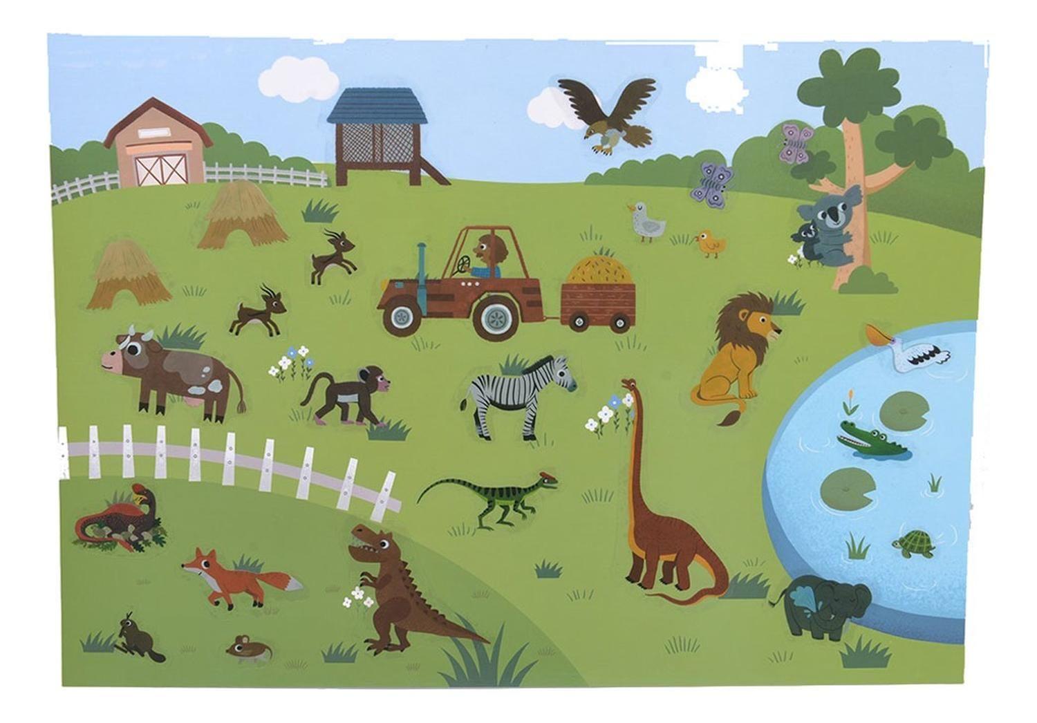 Set Stickers Reutilizables Animales MiDeer-3
