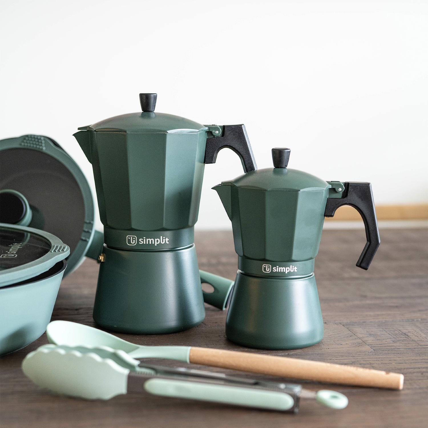 Cafetera Italiana Moka 12 Tazas 600ml Simplit-7