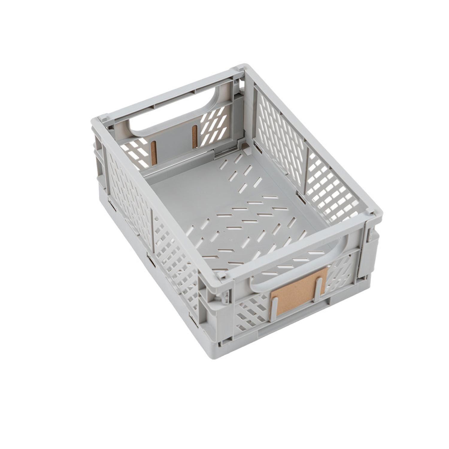 Caja de Almacenamiento Organizadora Apilable y Plegable DAY Gris-1