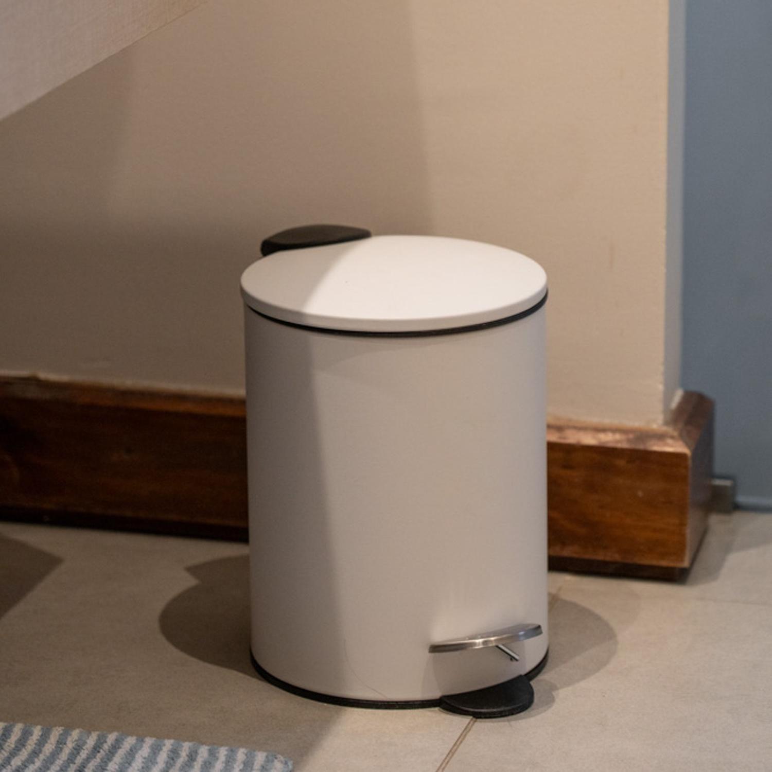 Basurero 3Lt Acero Inox Cierre Suave DAY-4