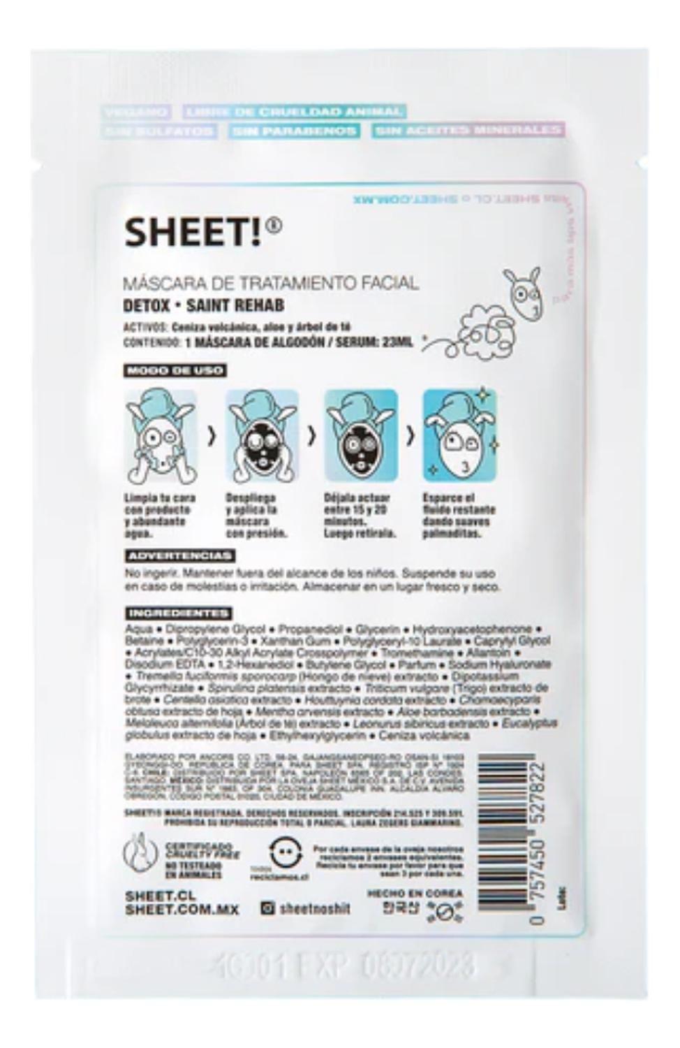 Pack X10 Mascarillas Faciales Detox-2