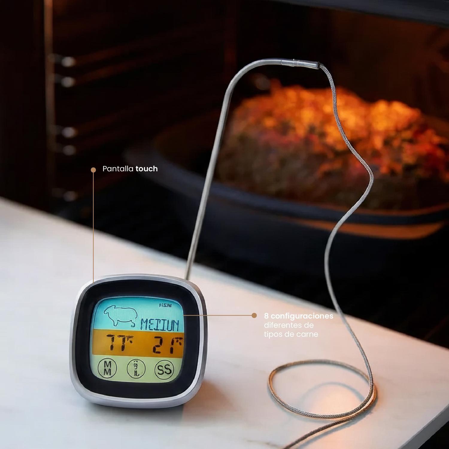 Termometro Inalámbrico Digital Con Sonda Para Carnes Dangrill-1