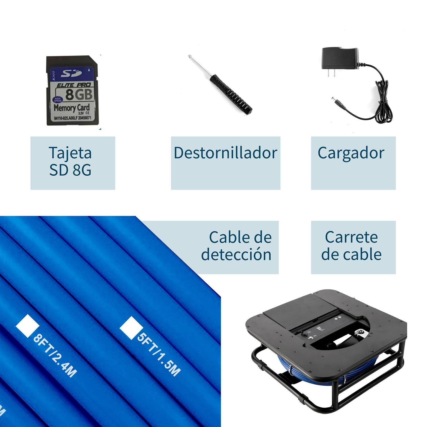 Cámara de Inspección Baroscopio 512 Hz con Sonda 20 Mts H5-5