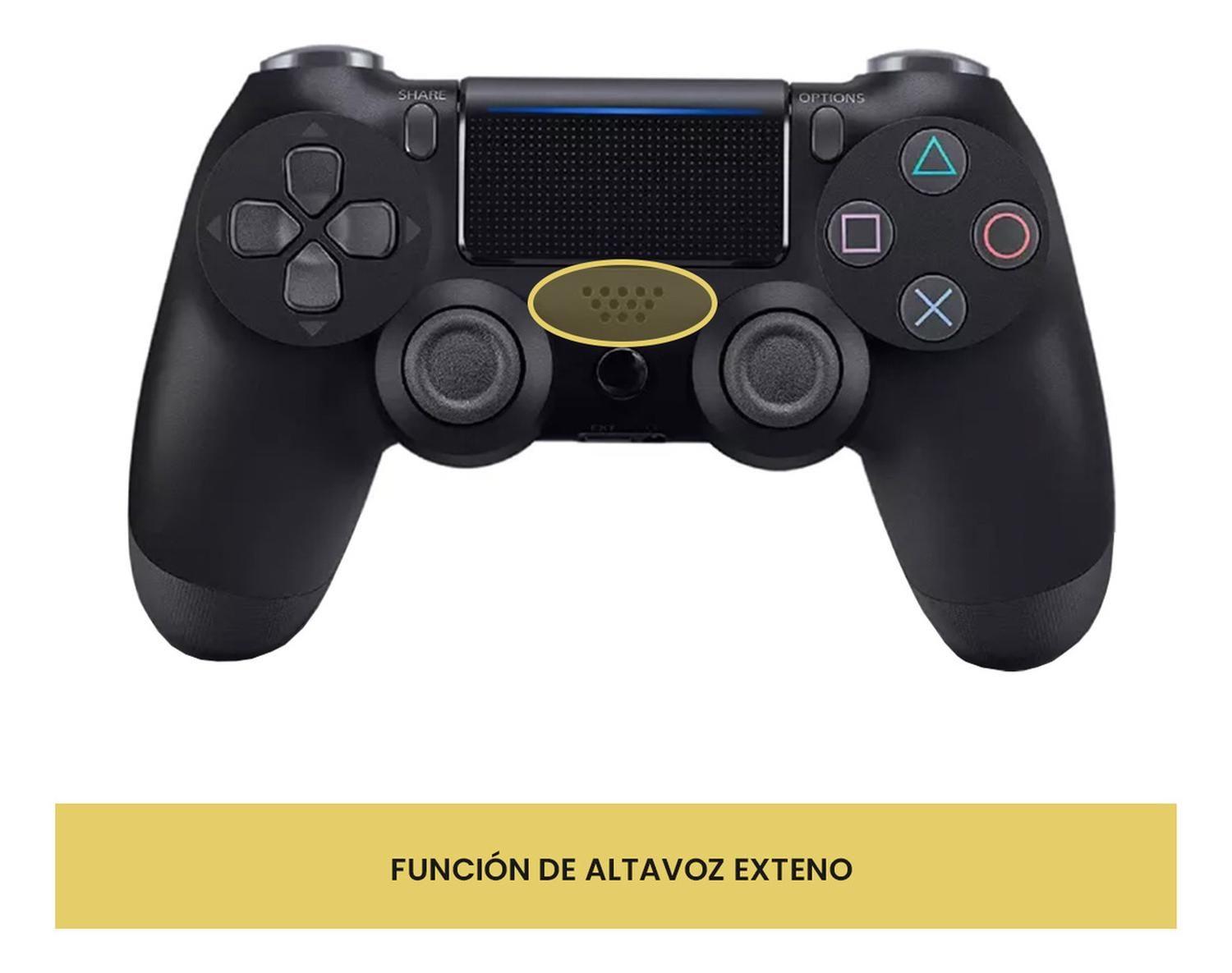 Control Joystick Inalámbrico doble Shock P4 Negro Levo-3