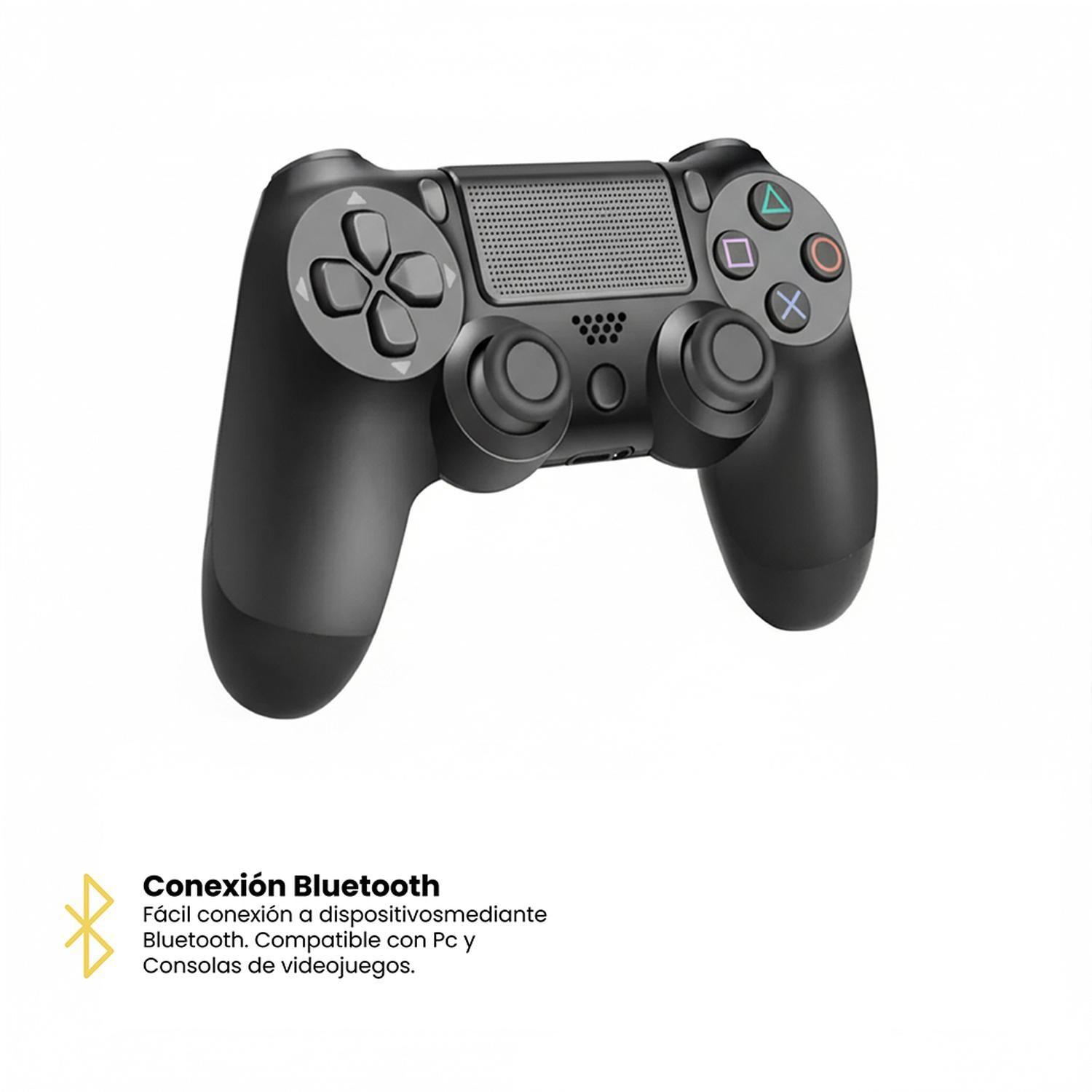 Control Joystick Inalámbrico doble Shock P4 Negro LEVO-2