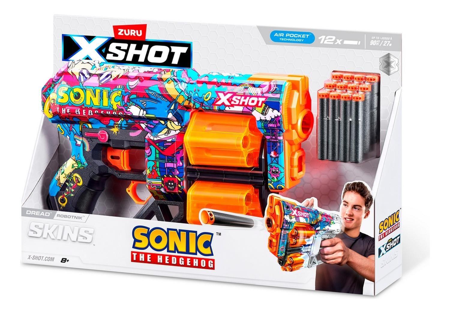 Lanzador Skin Sonic Con 12 Dardos X-Shot-2