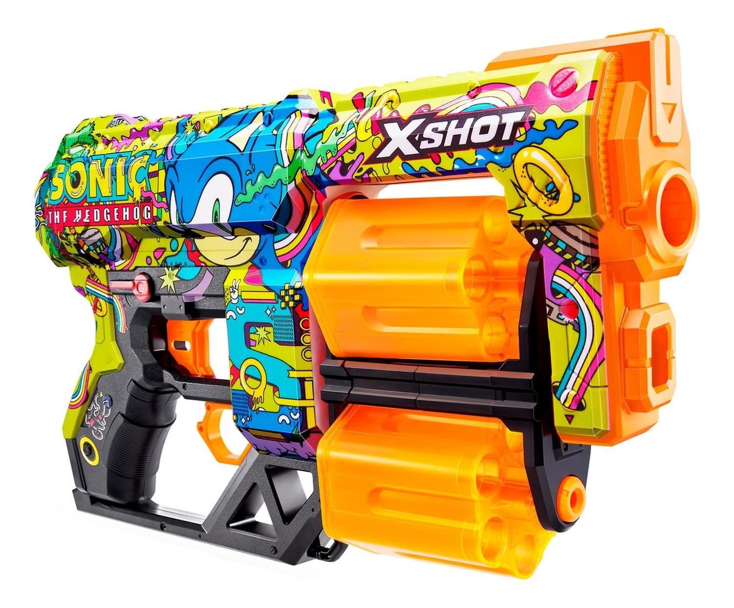Lanzador Skin Sonic Con 12 Dardos X-Shot-4