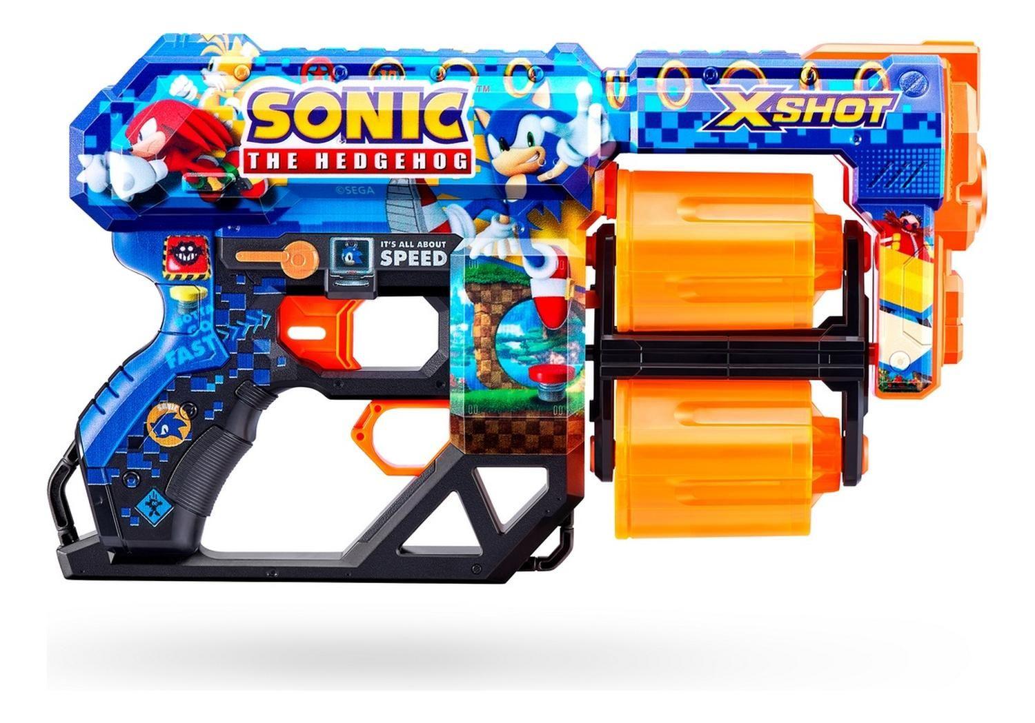 Lanzador Skin Sonic Con 12 Dardos X-Shot-5