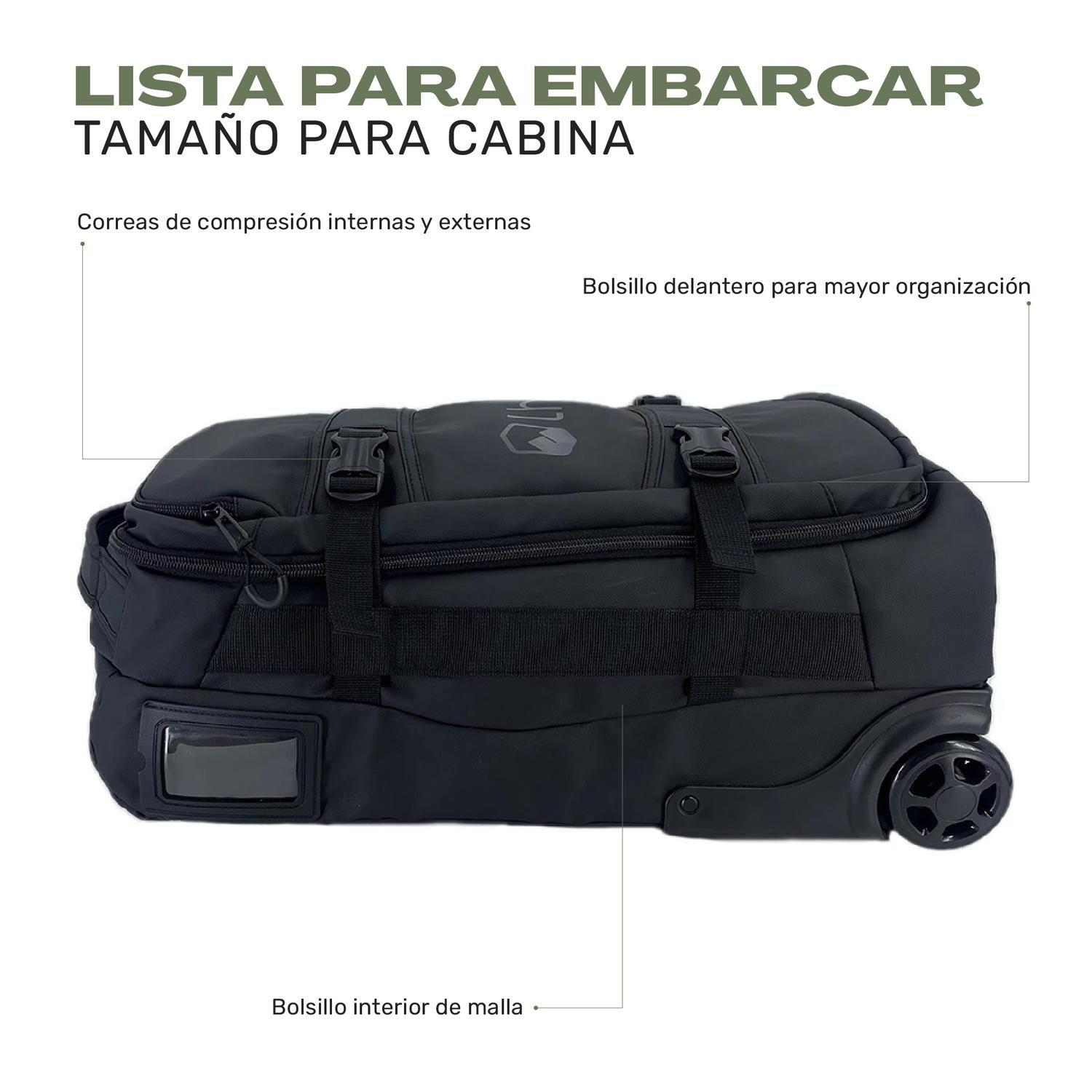Maleta Bolso Trolly Expedition Duffel 30lts Black-5
