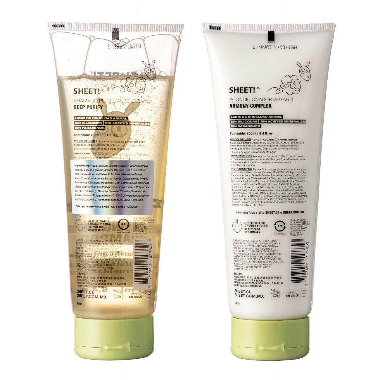 Pack Shampoo Detox Y Acondicionador Armony Sheet-1