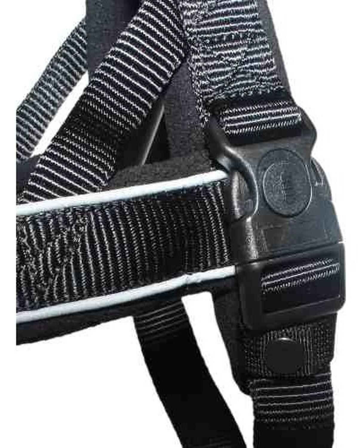 Arnés Noruego Acolchado Talla Xl Negro Perro Mascan-5