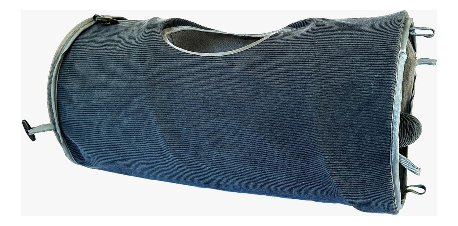Cubo Tunel Para Gatos Gris Mascan-4