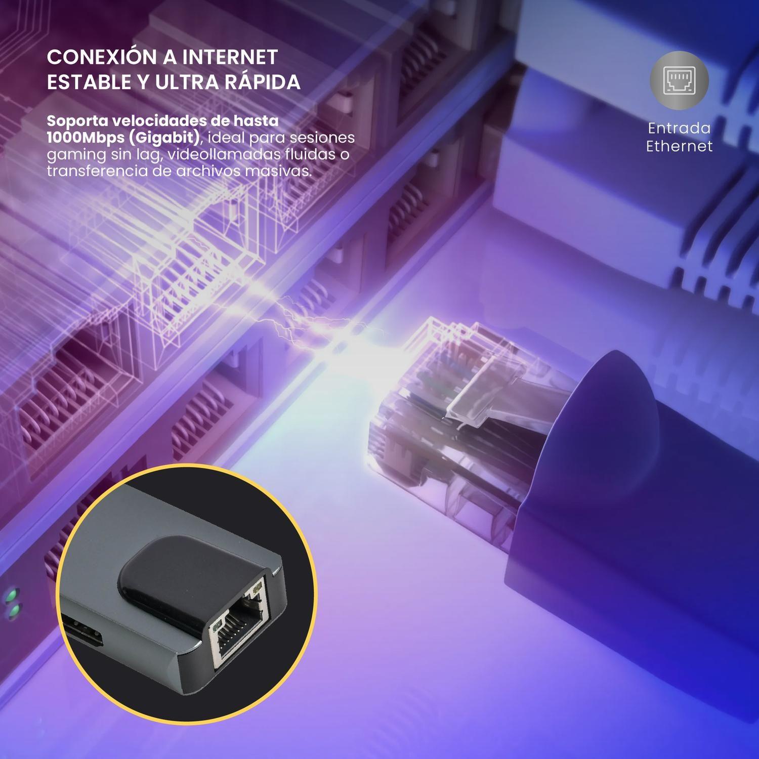 Hub USB-C Adaptador Multipuerto 5 en 1 Macbook Windows LEVO-6