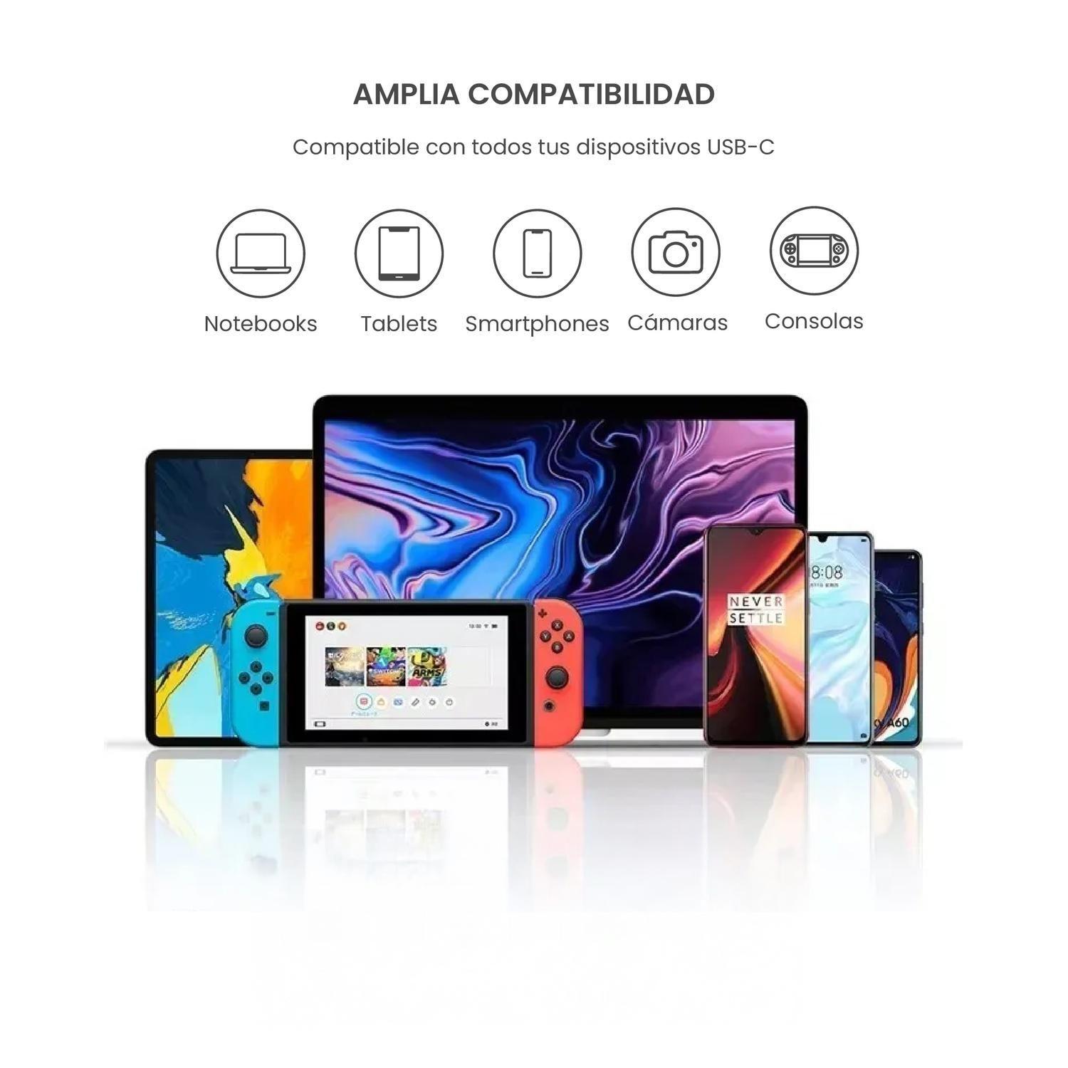 Hub USB-C Adaptador Multipuerto 5 en 1 Macbook Windows LEVO-7