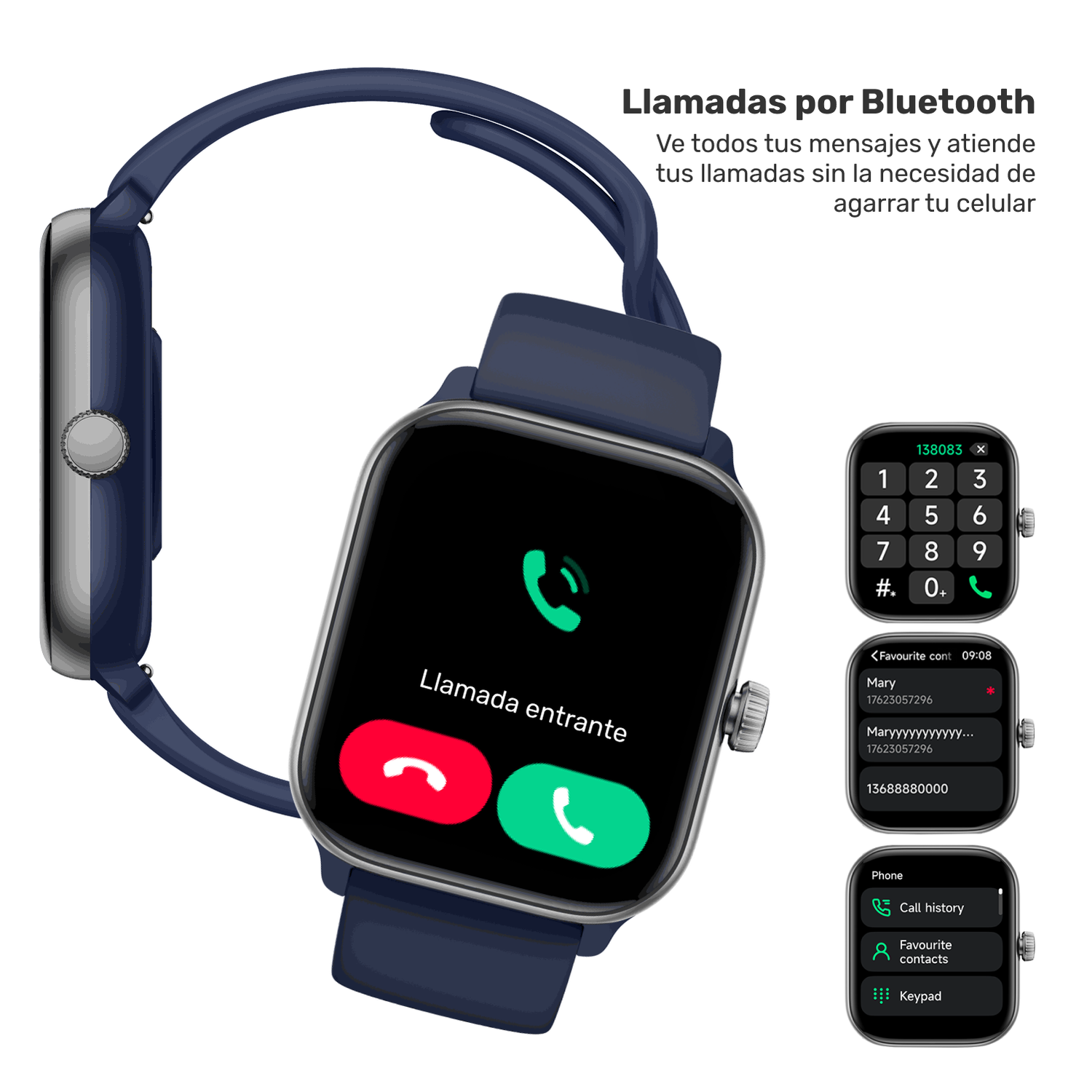 Reloj Smartwatch Music Rhythm X10 41mm-4