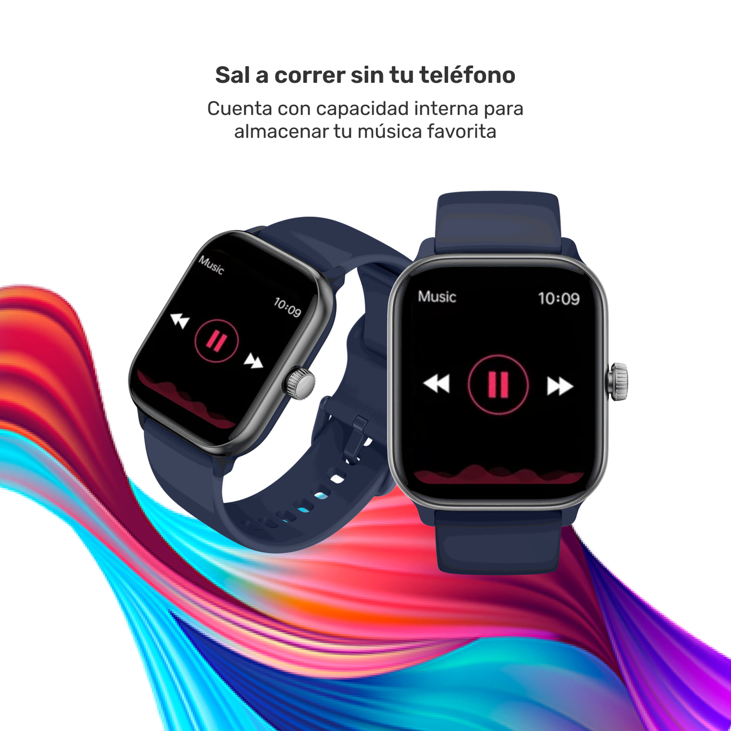 Reloj Smartwatch Music Rhythm X10 41mm-5