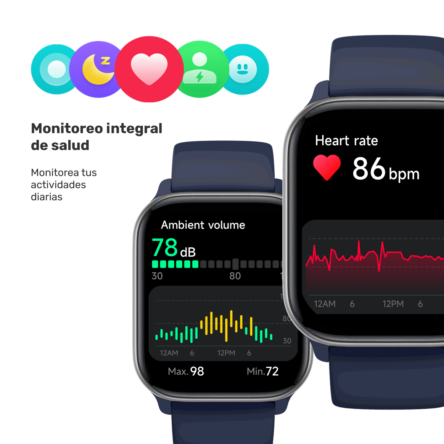 Reloj Smartwatch Music Rhythm X10 41mm-7