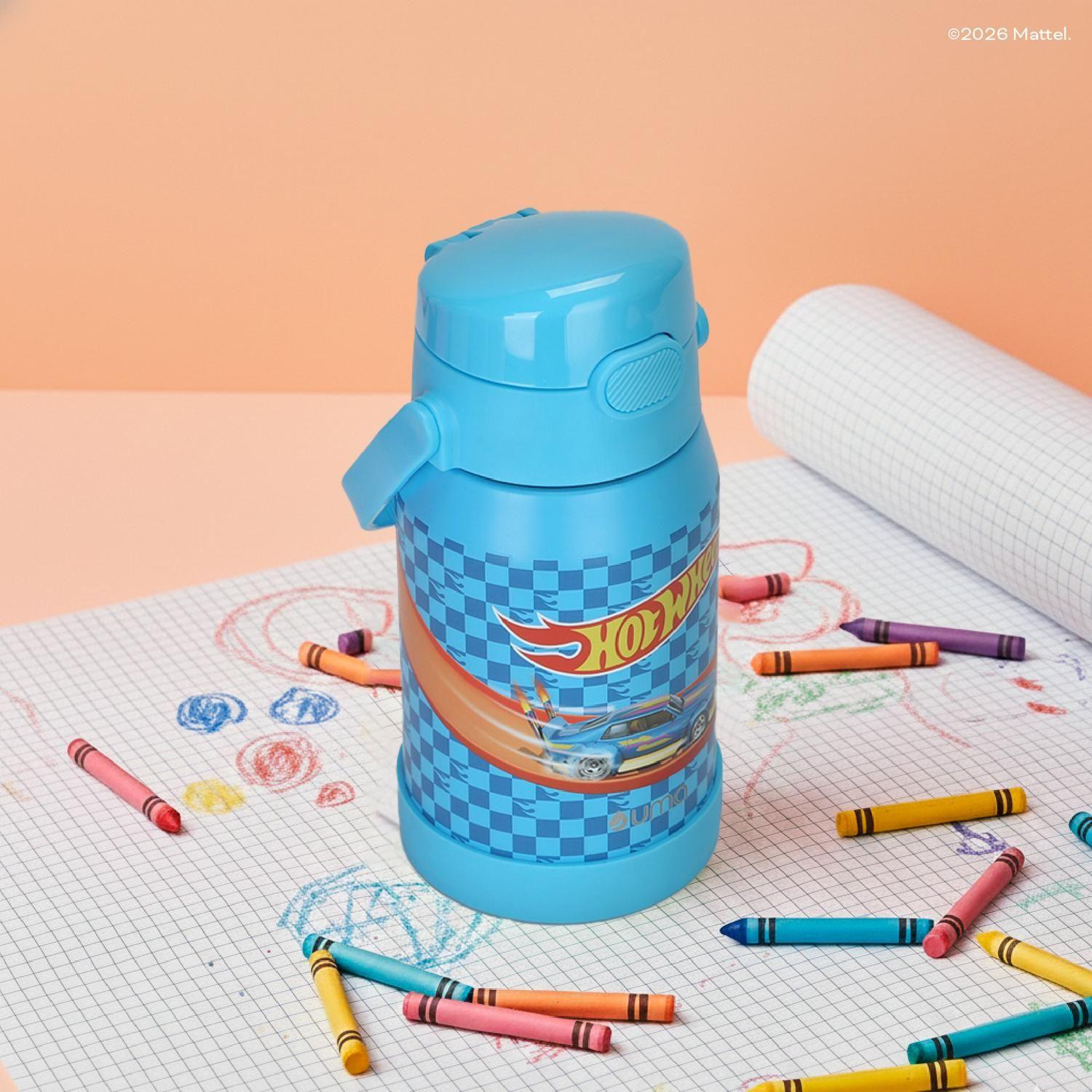 Botella Térmica Niños Hot Wheels Race 450ml Acero Inox UMA-1