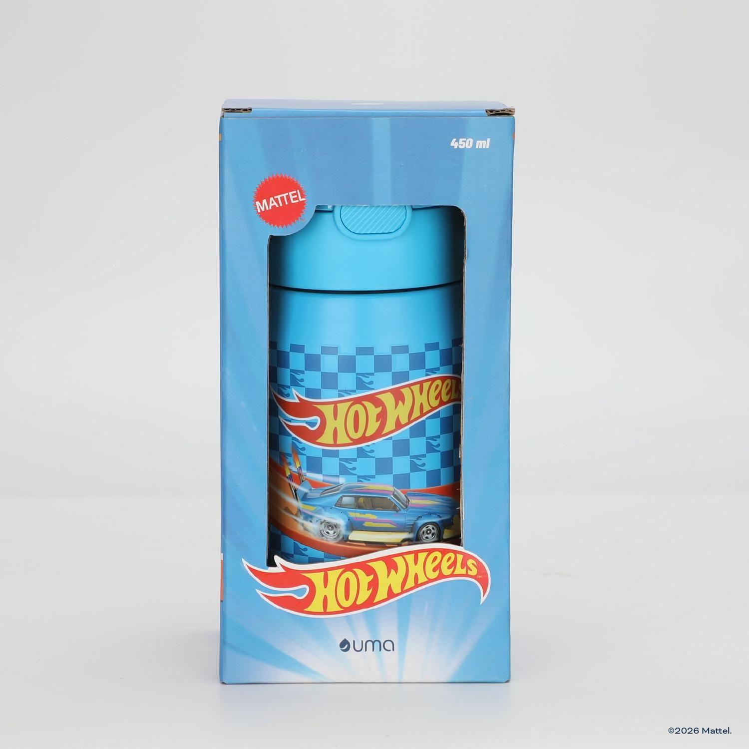Botella Térmica Niños Hot Wheels Race 450ml Acero Inox UMA-6