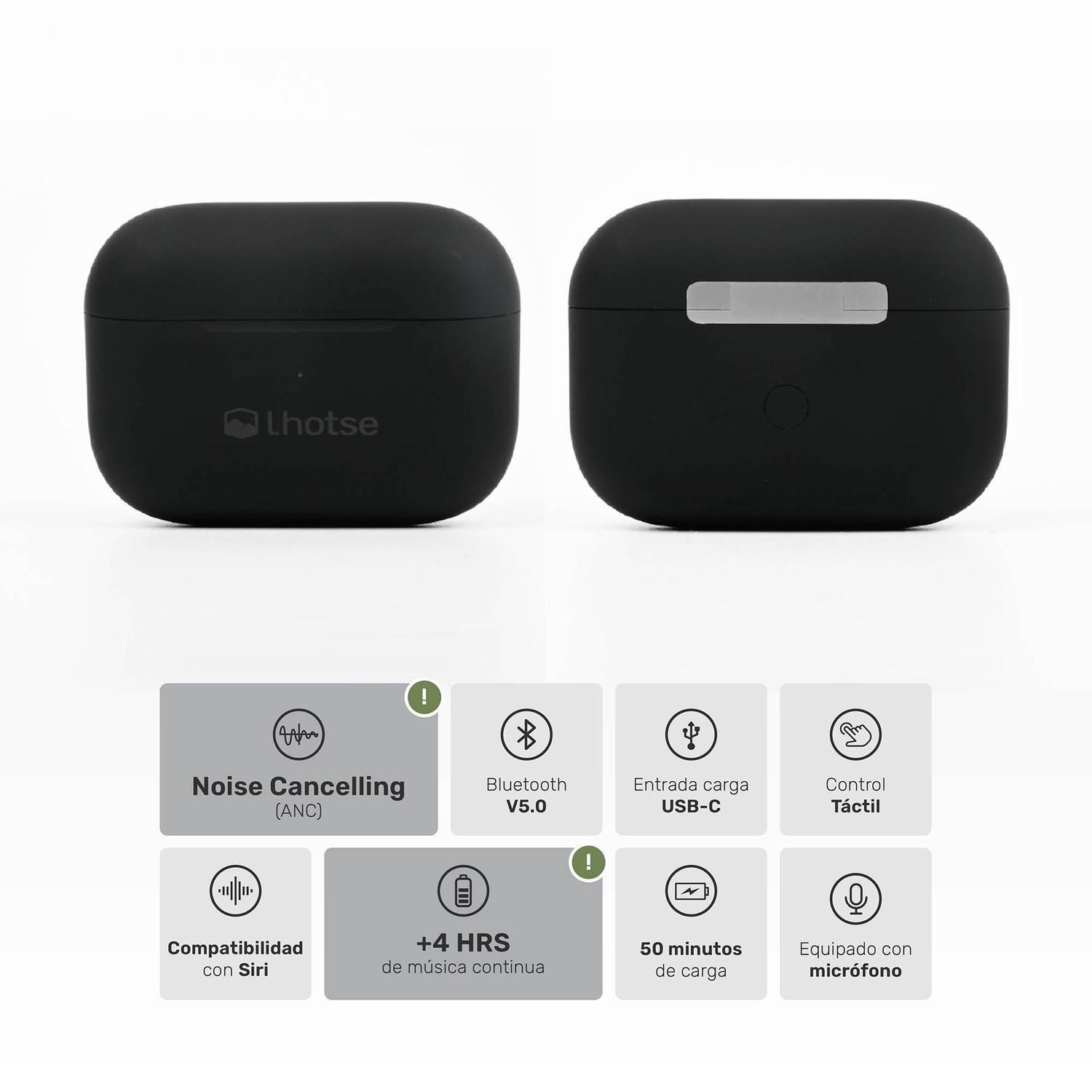 Audífonos Lhotse RM7 Pro Inalámbrico Negro-2