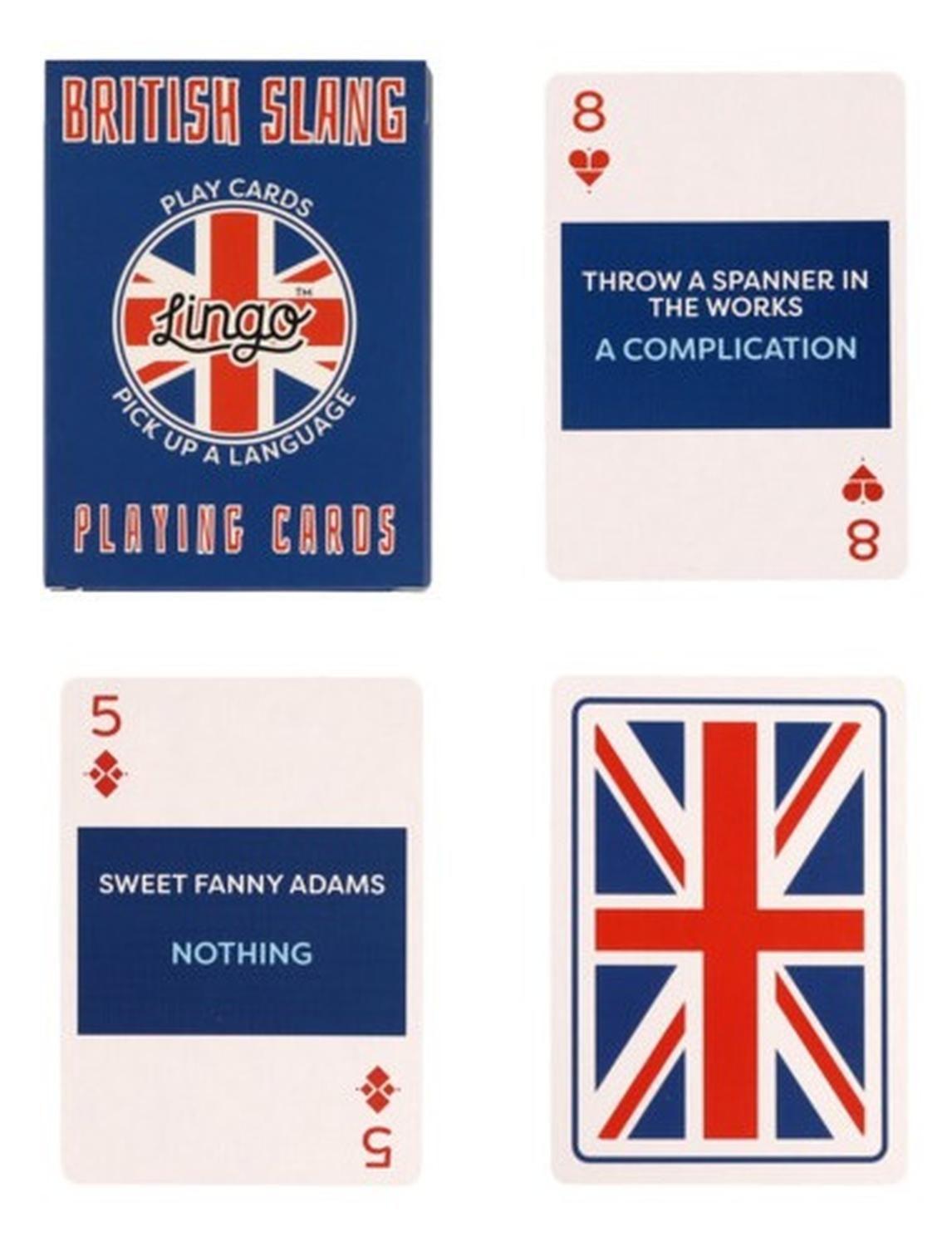 Jugando a las Cartas de Argot Británico Lingo-5
