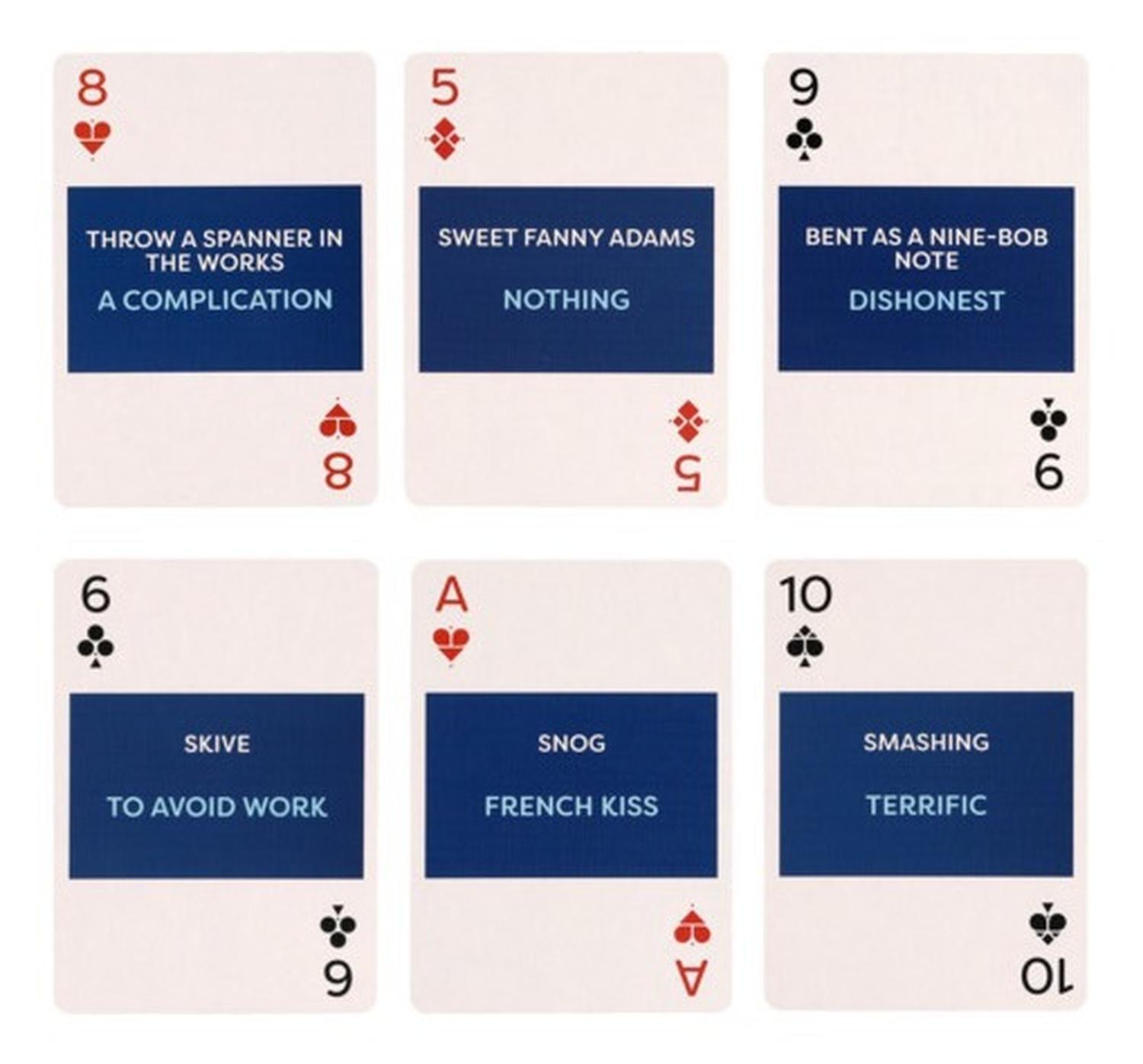 Jugando a las Cartas de Argot Británico Lingo-6