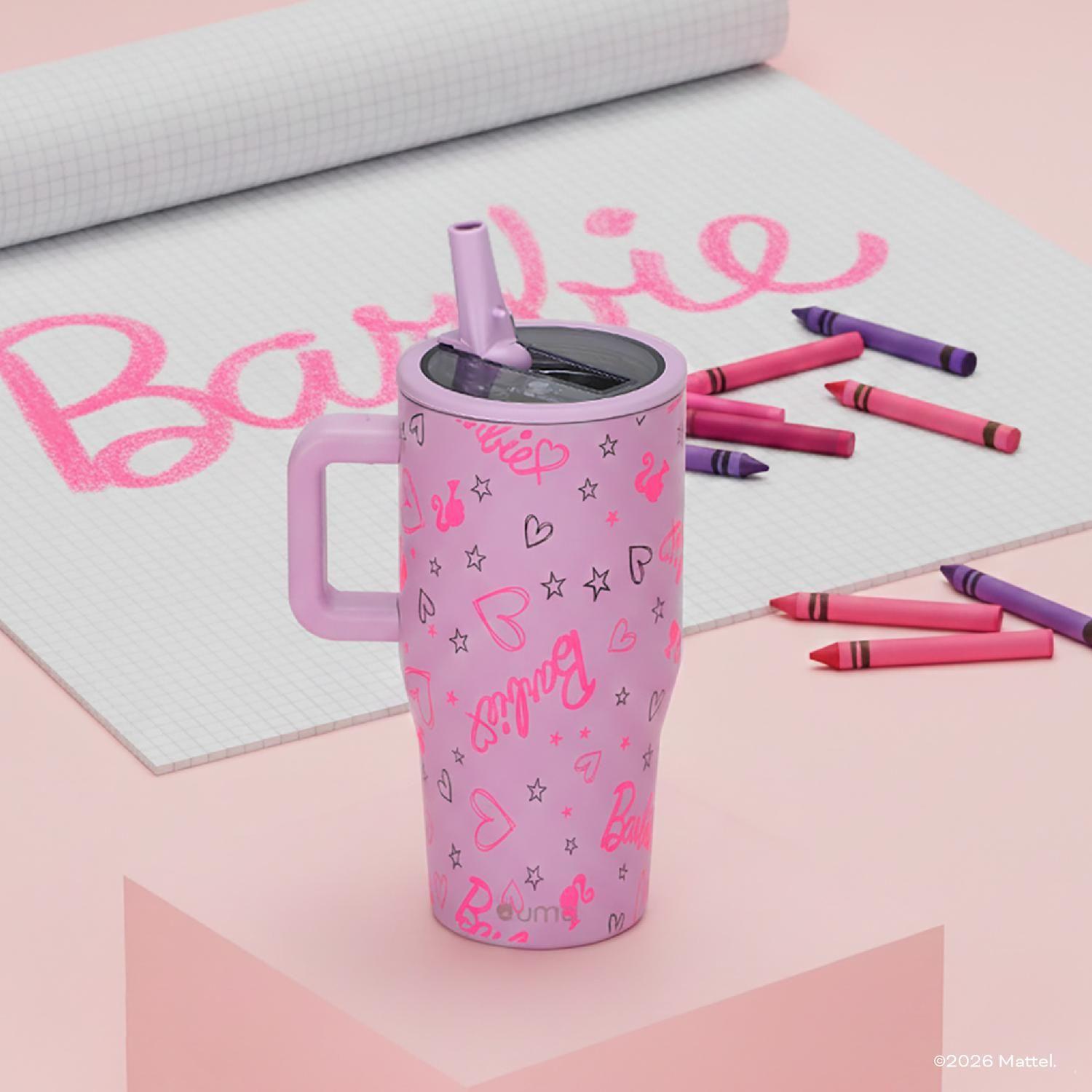 Vaso Térmico Tumbler Mug Barbie Love 590ml Acero Inox UMA-1