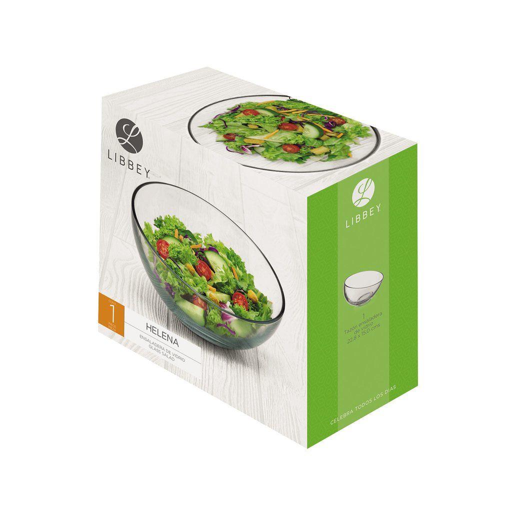 Ensaladera Helena 23cm Vidrio Libbey-2