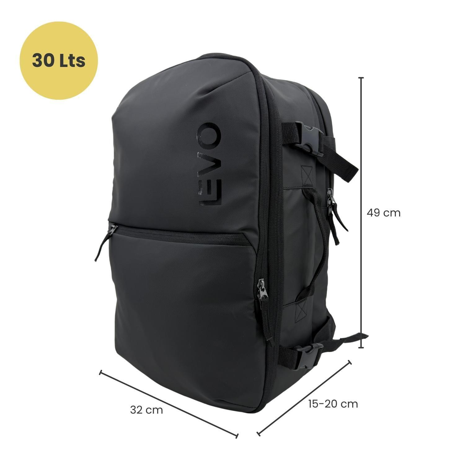 Mochila de Viaje AeroSuite 30 L Negra Levo-7