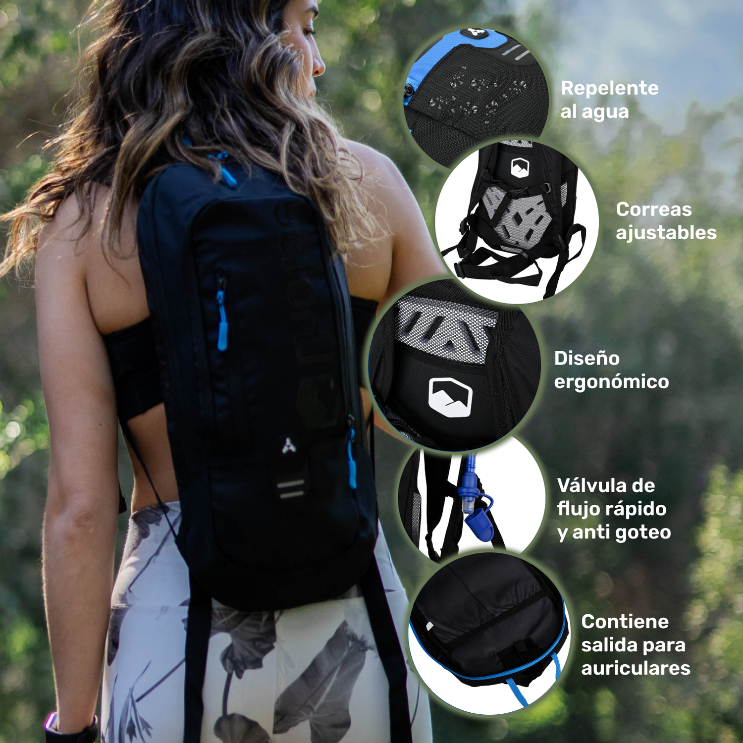 Mochila Outdoor HYDROROAD + Bolsa de Agua Lhotse-2