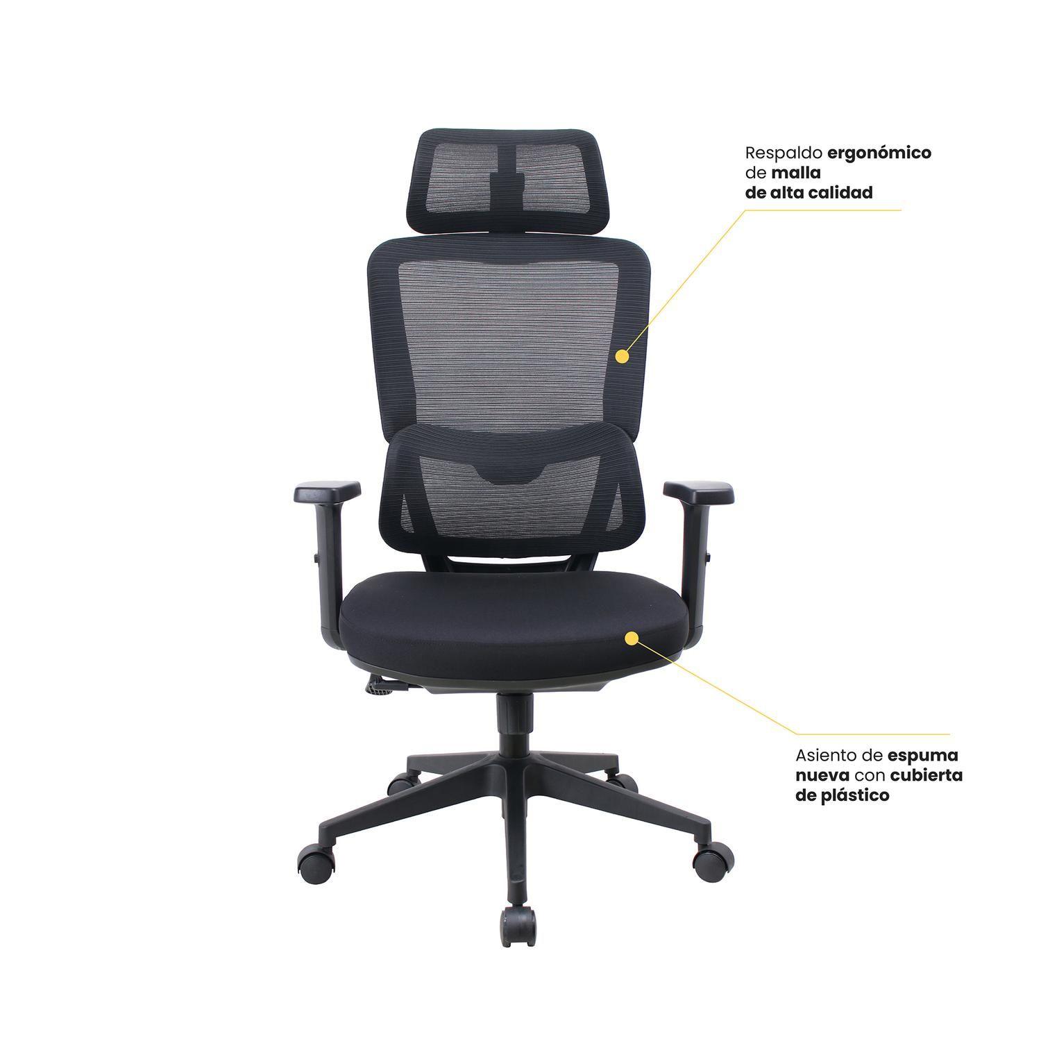 Pack 2 Silla Escritorio Oficina Ergonómica Ergotech LEVO-2