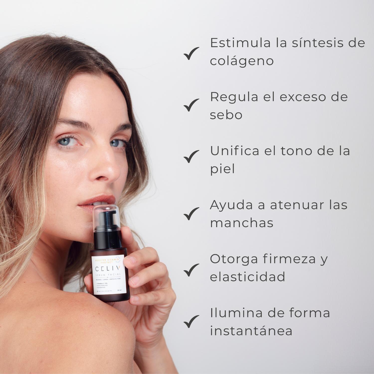 Sérum Vitamina C Antioxidante 30ml Iluminador CELIV-3